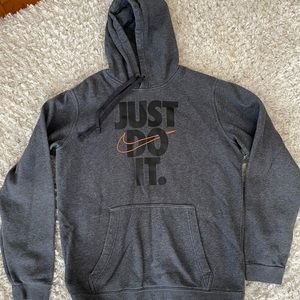 Nike men’s medium Just Do It dark gray
